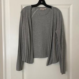 LOFT grey sweater. Size small